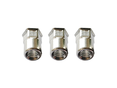 304 small flat head half hexagon rivet nut