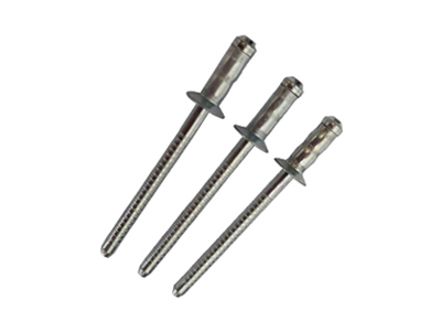 All iron countersunk head double drum rivet