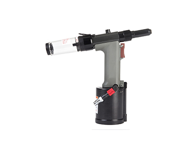 Pneumatic self-priming rivet gun